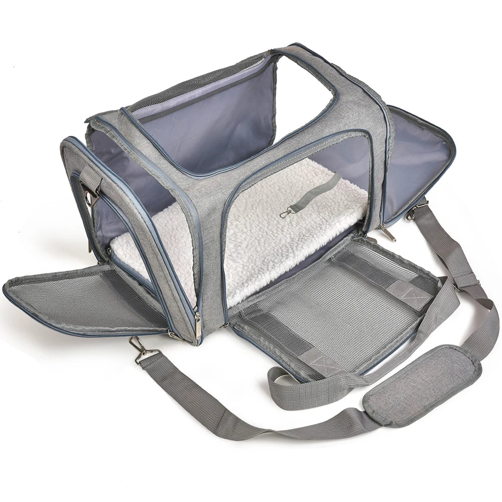 Dog Carrier Travel Bag for Small Dogs - Airline Approved Bag