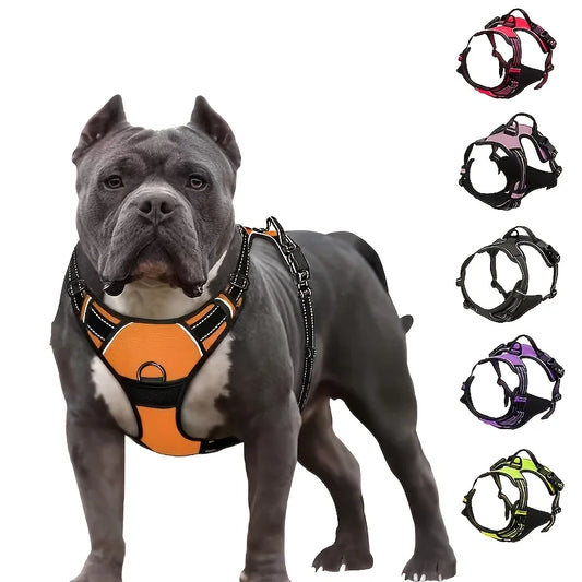 Adjustable Harness Vest with Night Reflective Strip