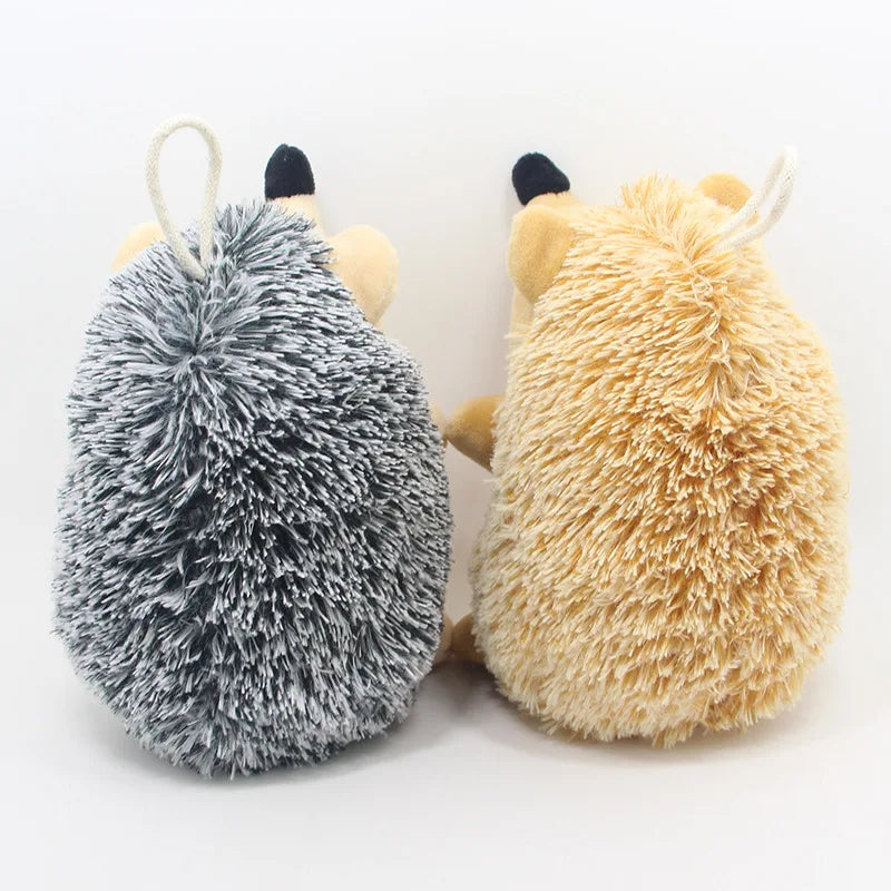 Hedgehog Plush Squeaky Dog Toy