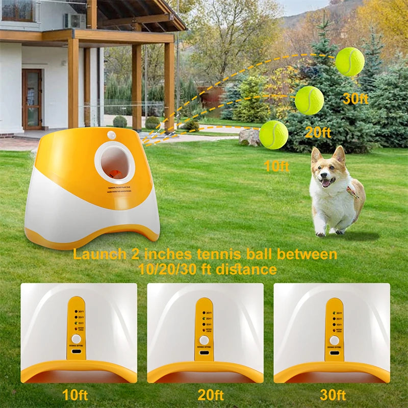 Automatic Tennis Ball Launcher - Rechargeable