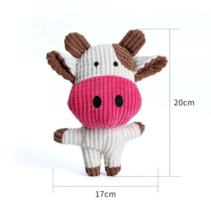 Squeaky Farm Animal Dog Toy