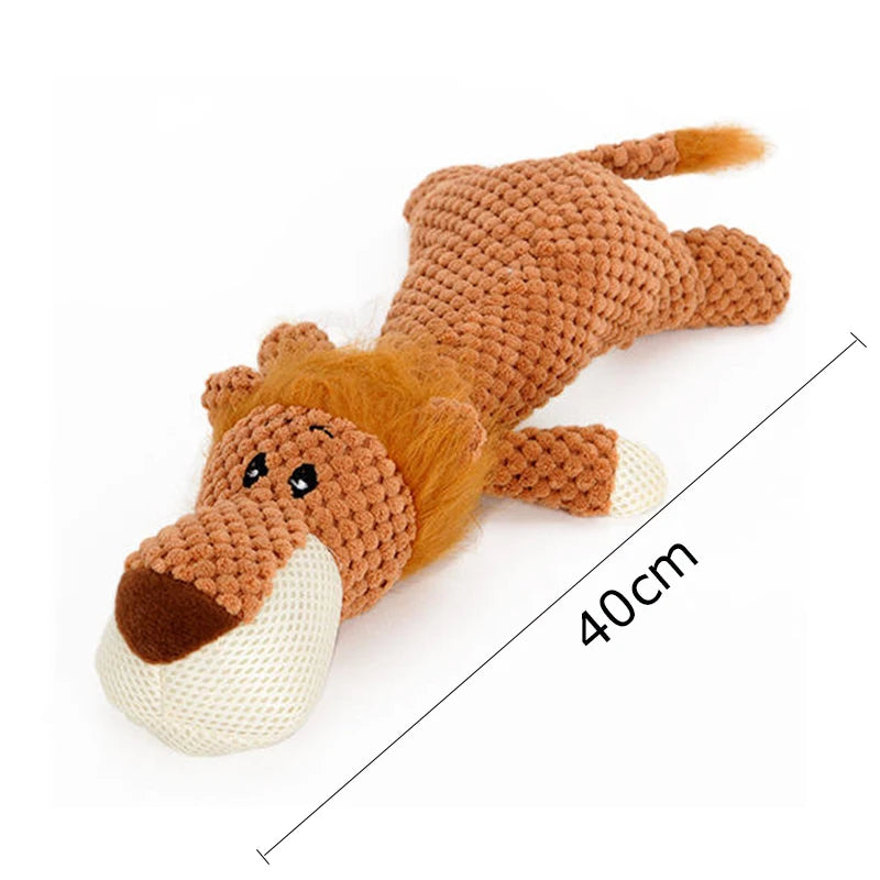 Squeaky Safari Animals Dog Toy