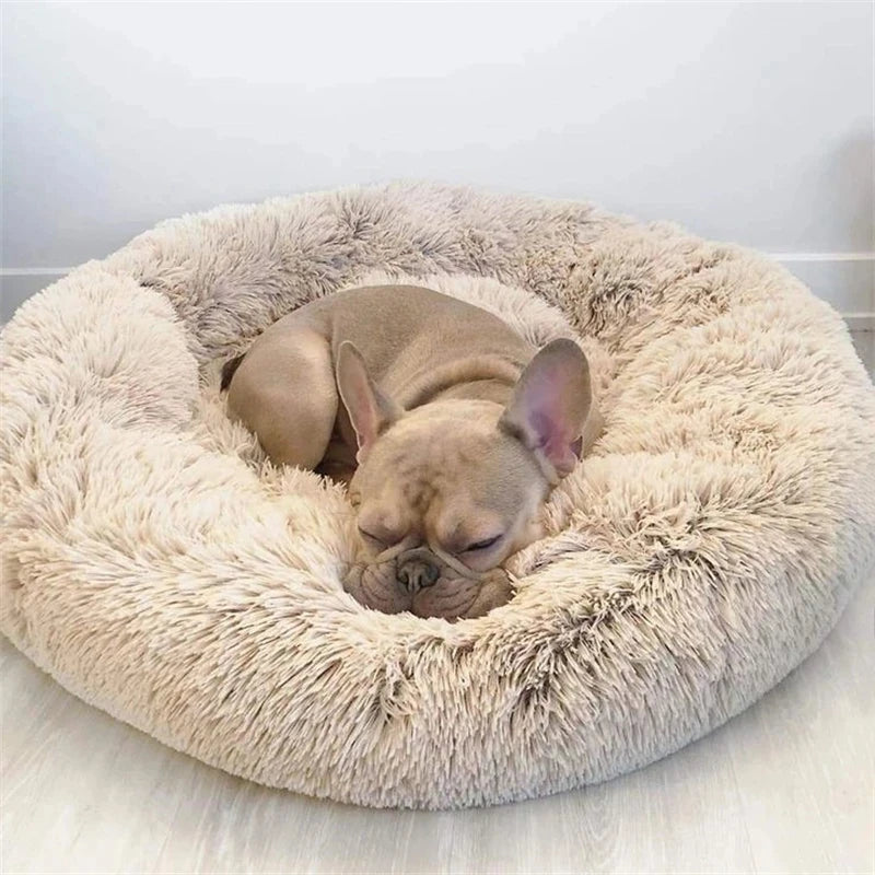 Super Soft Plush Donut Pet Bed