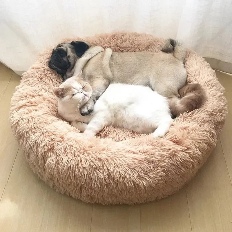 Super Soft Plush Donut Pet Bed